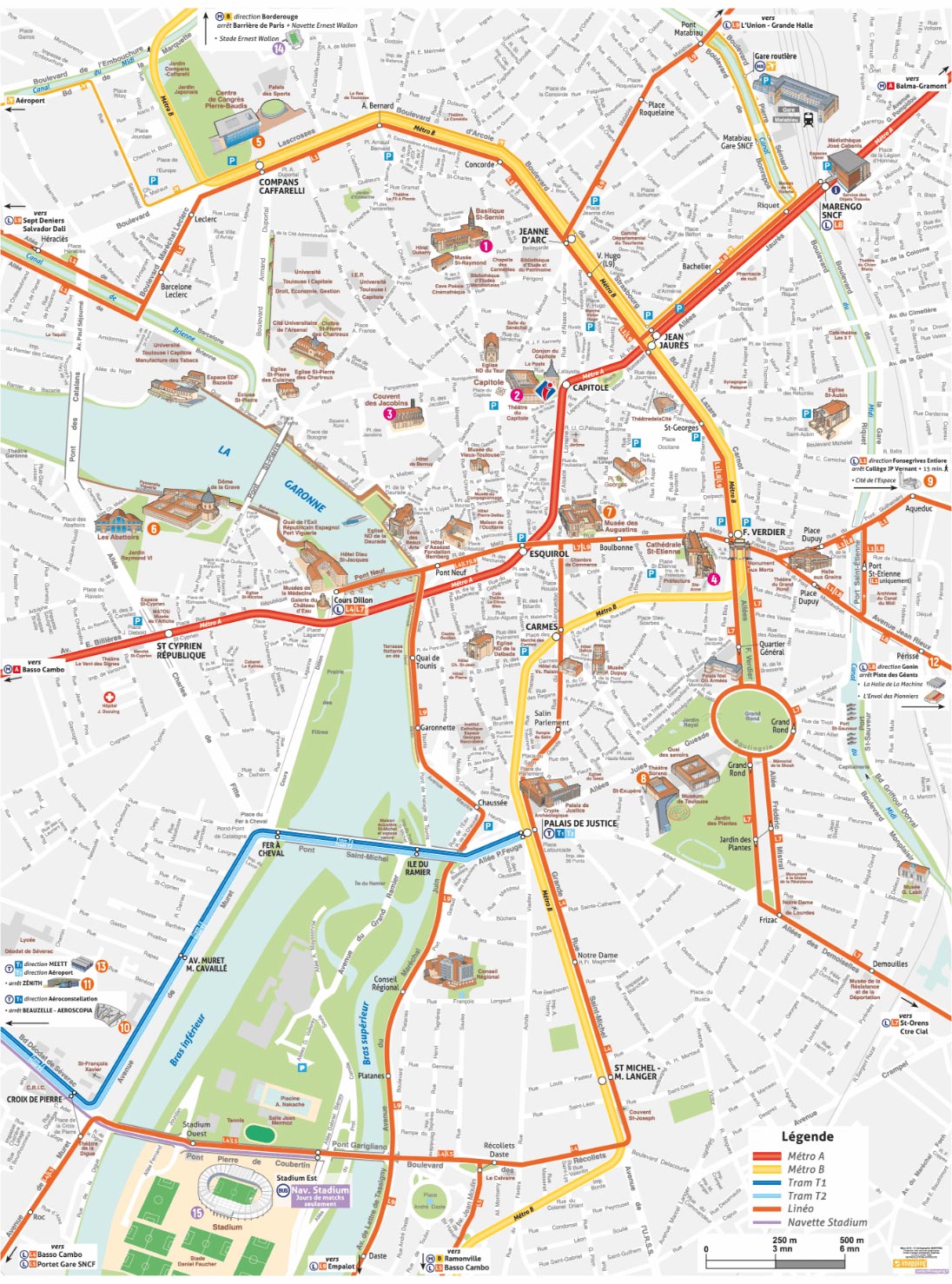 carte Toulouse