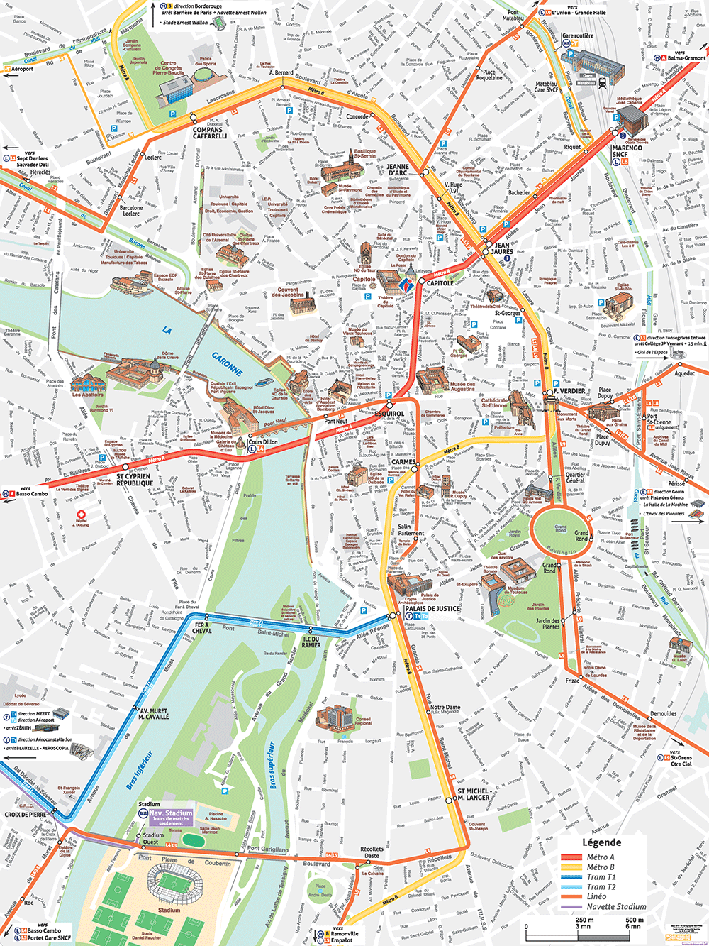carte Toulouse